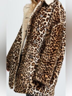 R13 ICONIC LEOPARD PRINT HUNTING COAT.. ALL SEASON... SIZE S